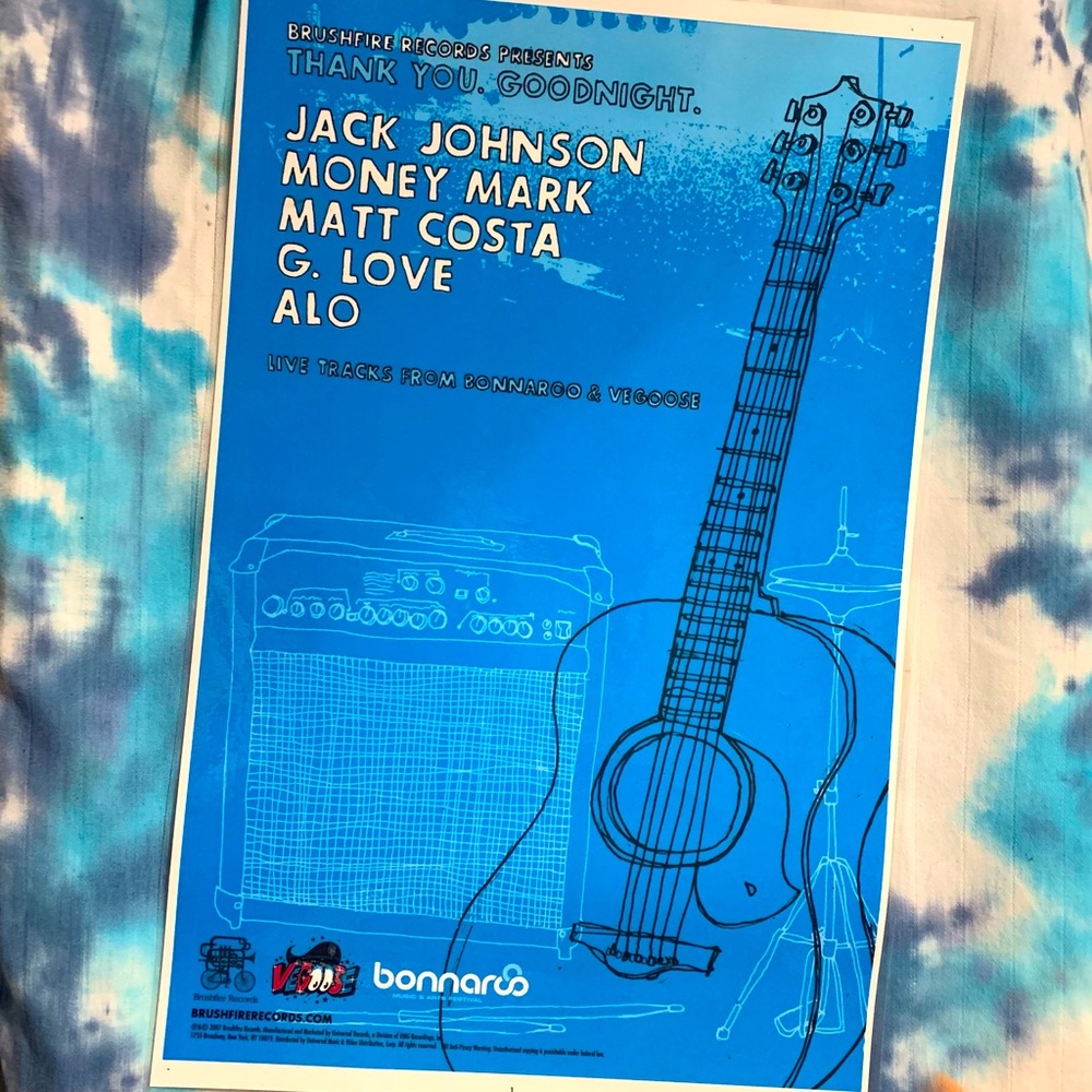 Thank You, Goodnight. Live Tracks From Bonnaroo & Vegoose Fest 2007 Promo Poster